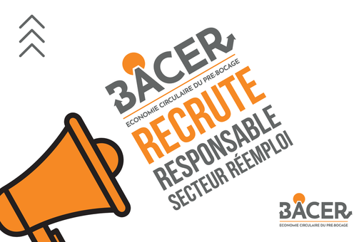 La BACER recrute un·e Responsable du secteur Réemploi